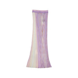 Missoni Purple Cotton Long Skirt