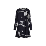Desigual Black Viscose Short Dress