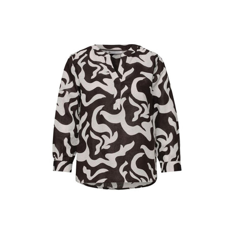 Street One Brown Linen Blouse