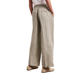 Street One Beige Linen Casual Pants