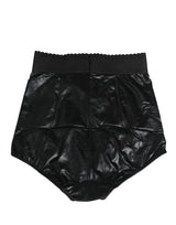 Dolce & Gabbana Black High Waisted Slip Girdle Panty Underwear