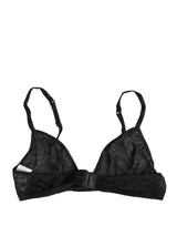 Dolce & Gabbana Black Nylon Stretch Soft Cup Brassiere Underwear