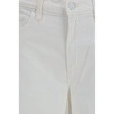 Mother Denim White Cotton Jeans Denim