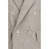Max Mara Beige Linen Blazer