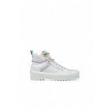 Superga White Fabric Chunky Sneakers