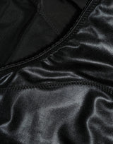 Dolce & Gabbana Black Silk Blend High Waist Girdle Panty Underwear