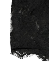 Dolce & Gabbana Black Lace Bandeau Bra Tube Top Underwear