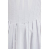 Max Mara White Cotton Casual Dress