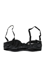 Dolce & Gabbana Black Semi-Pad Underwire Balconette Bra Underwear