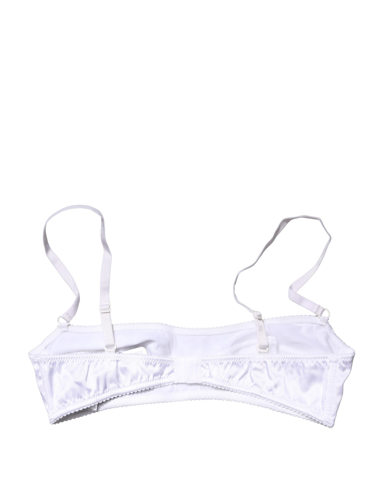 Dolce & Gabbana White Semi-Pad Underwire Balconette Bra Underwear
