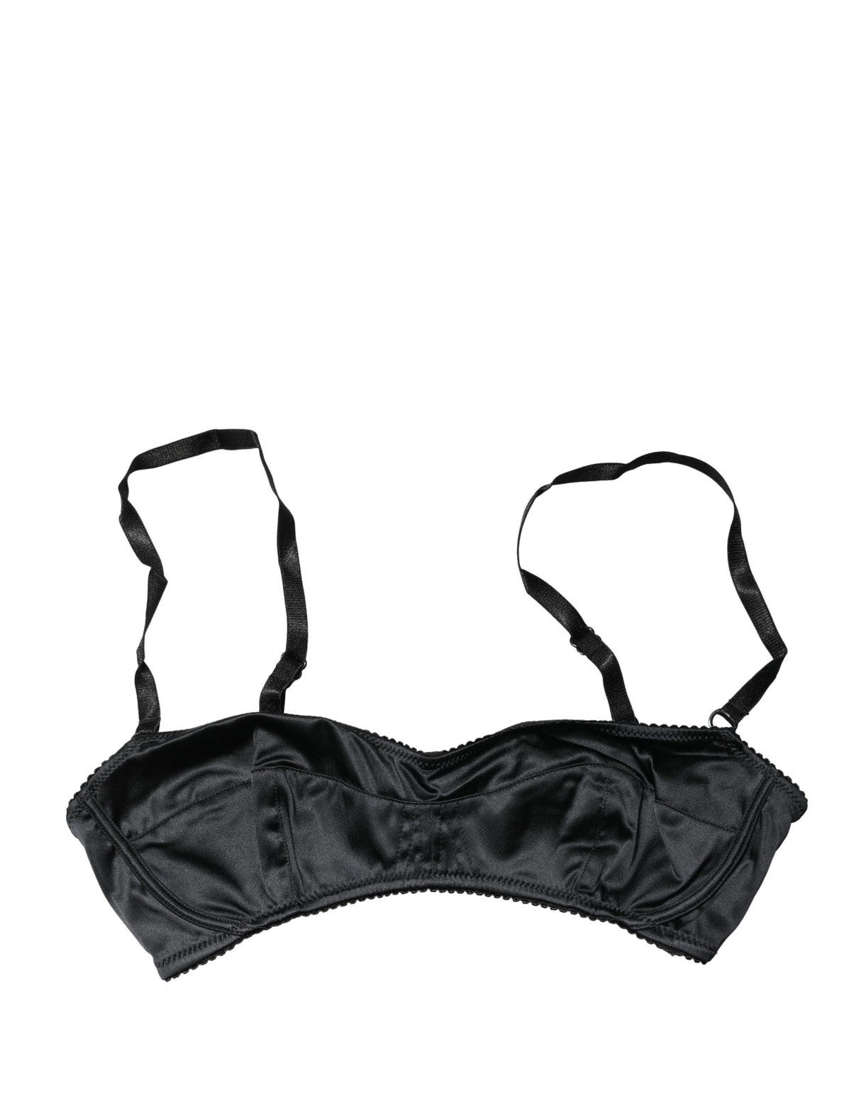 Dolce & Gabbana Black Semi-Pad Underwire Balconette Bra Underwear