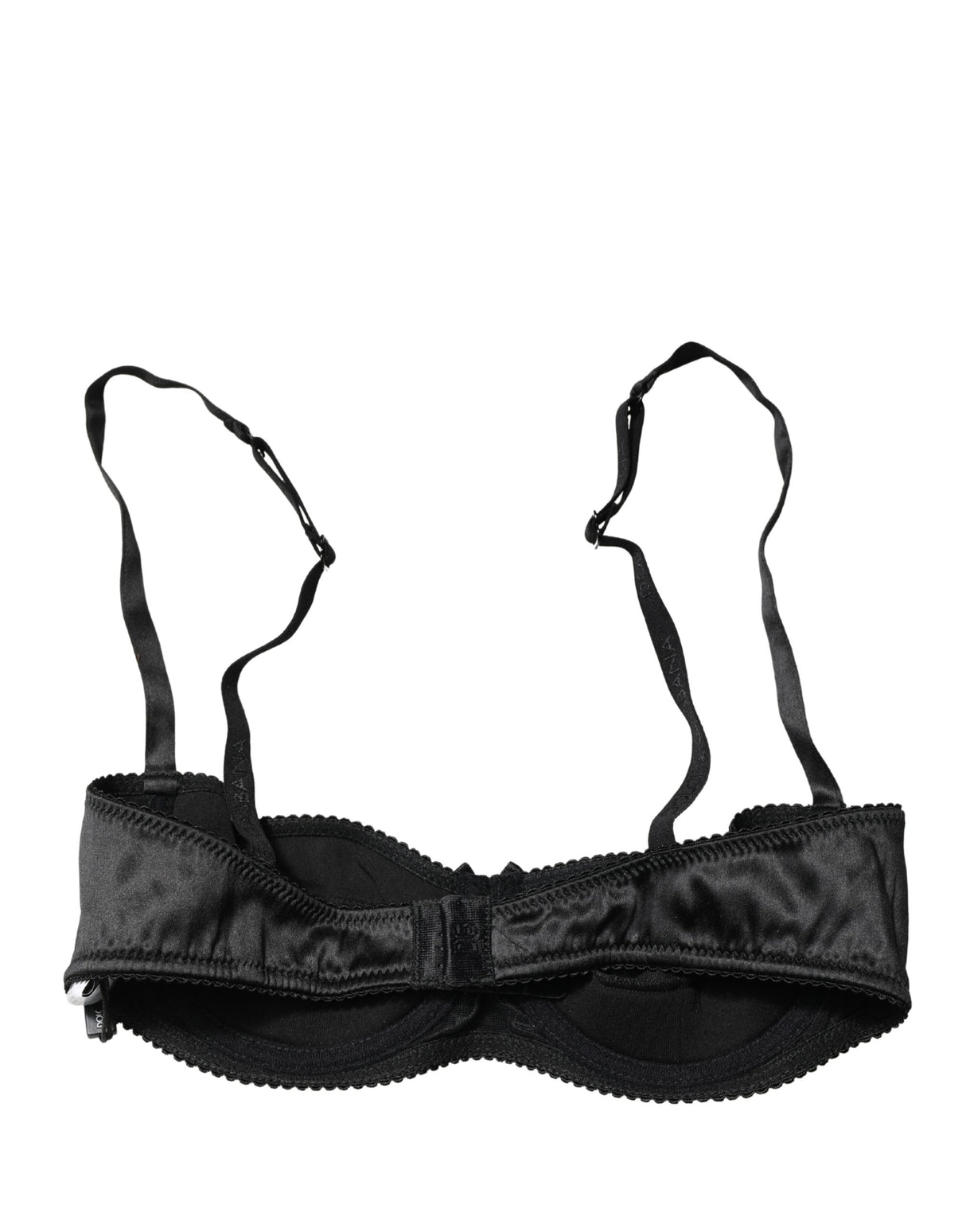 Dolce & Gabbana Black Semi-Pad Underwire Balconette Bra Underwear