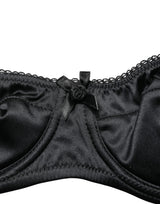 Dolce & Gabbana Black Semi-Pad Underwire Balconette Bra Underwear