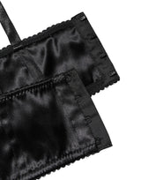 Dolce & Gabbana Black Semi-Pad Underwire Balconette Bra Underwear