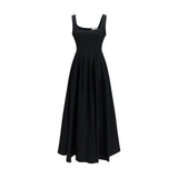 Max Mara Black Cotton Casual Dress