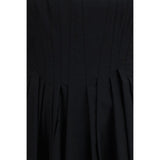 Max Mara Black Cotton Casual Dress
