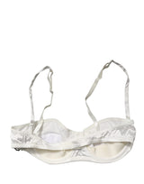 Dolce & Gabbana White Semi-Pad Underwire Balconette Underwear