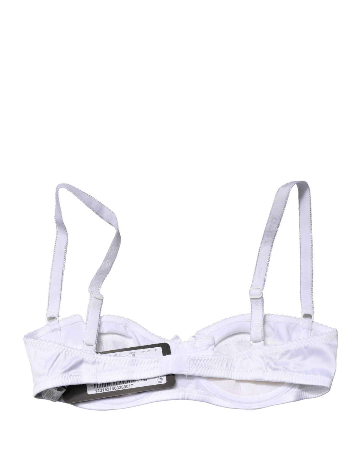 Dolce & Gabbana White Semi-Pad Underwire Balconette Bra Underwear