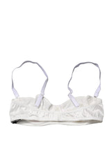 Dolce & Gabbana White Semi-Pad Underwire Balconette Bra Underwear