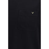 Valentino Black Cotton T-Shirt
