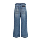 Maison Margiela Blue Cotton Relaxed Fit Jeans