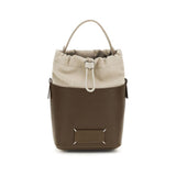 Maison Margiela Brown Calf Leather Bos Taurus Backet Bag