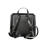 Mario Valentino Black Polyurethane Women's Backpack