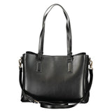 Mario Valentino Nero Polyurethane Women's Bag with Recycled Features