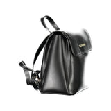 Mario Valentino Black Polyurethane Women's Backpack