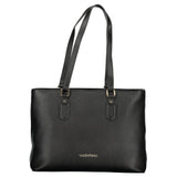 Mario Valentino Nero Poliuretano Womens Bag with Internal Pocket and Phone Spaces