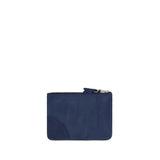 Comme Des Garçons Blue Calf Leather Bos Taurus Wallet