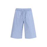 Dolce & Gabbana Blue Cotton Bermuda Shorts