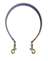 Dolce & Gabbana Orange Purple Calf Leather Bag Accessory  Shoulder Strap