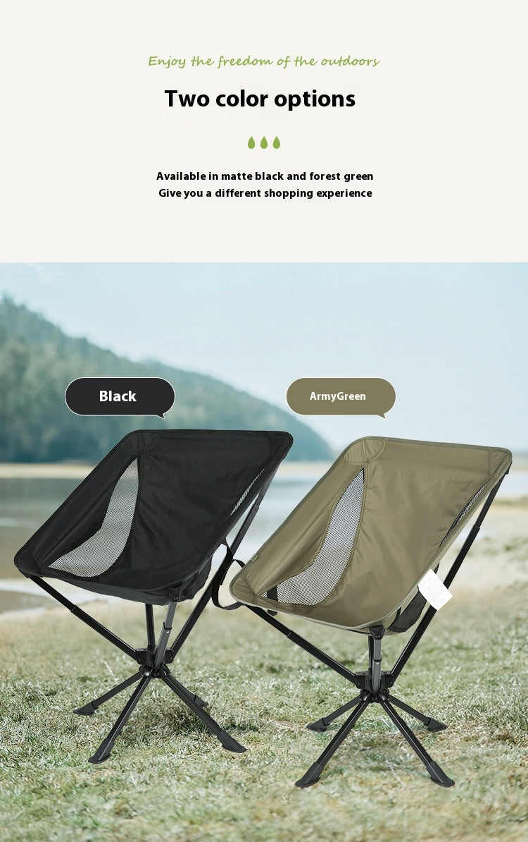 Portable Folding Camping Chair with Backrest