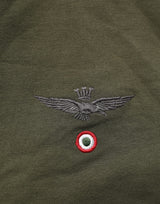Aeronautica Militare MilitaryGreen HalfZip Sweatshirt Sweater
