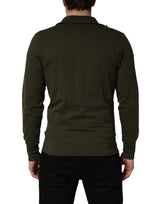 Aeronautica Militare MilitaryGreen HalfZip Sweatshirt Sweater