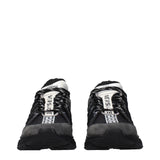 Versace Black Fabric Athletic Sneakers