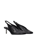 Jil Sander Black Leather High Heel Pumps