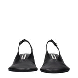 Jil Sander Black Leather High Heel Pumps