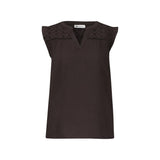 Street One Brown Cotton Blouse