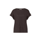 Street One Brown Cotton T-Shirt