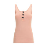 Chloé Multicolor Cotton Sleeveles T-Shirt