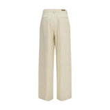 Jacob Cohen Beige Viscose Casual Pants