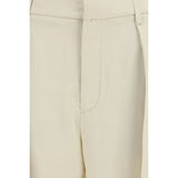 Jacob Cohen Beige Viscose Casual Pants