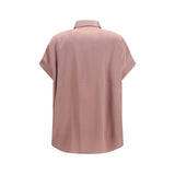 Brunello Cucinelli Multicolor Silk Shortsleeve Shirt