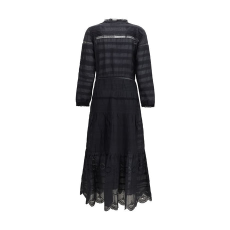 Marant Etoile Black Cotton Casual Dress