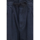 Marant Etoile Black Cotton Bermuda Shorts