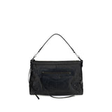 Balenciaga Black Lamb Ovis Aries Aries Shoulder Bag