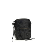 Balenciaga Black Lamb Ovis Aries Aries Shoulder Bag