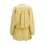 Marant Etoile Bicolor Cotton Casual Dress